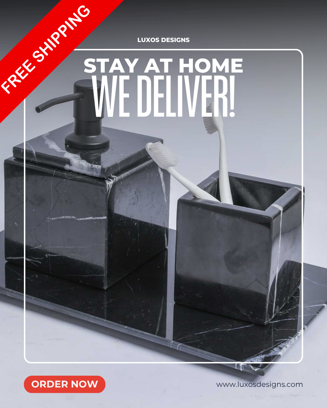 مجموعة حمام صغيرة مصنوعة يدويًا