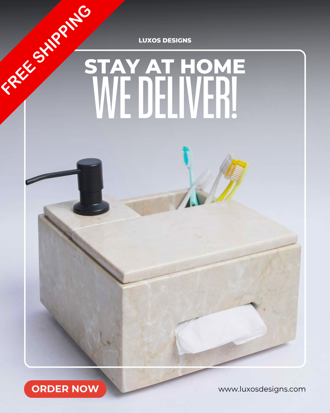 مجموعة حمام صغيرة مصنوعة يدويًا