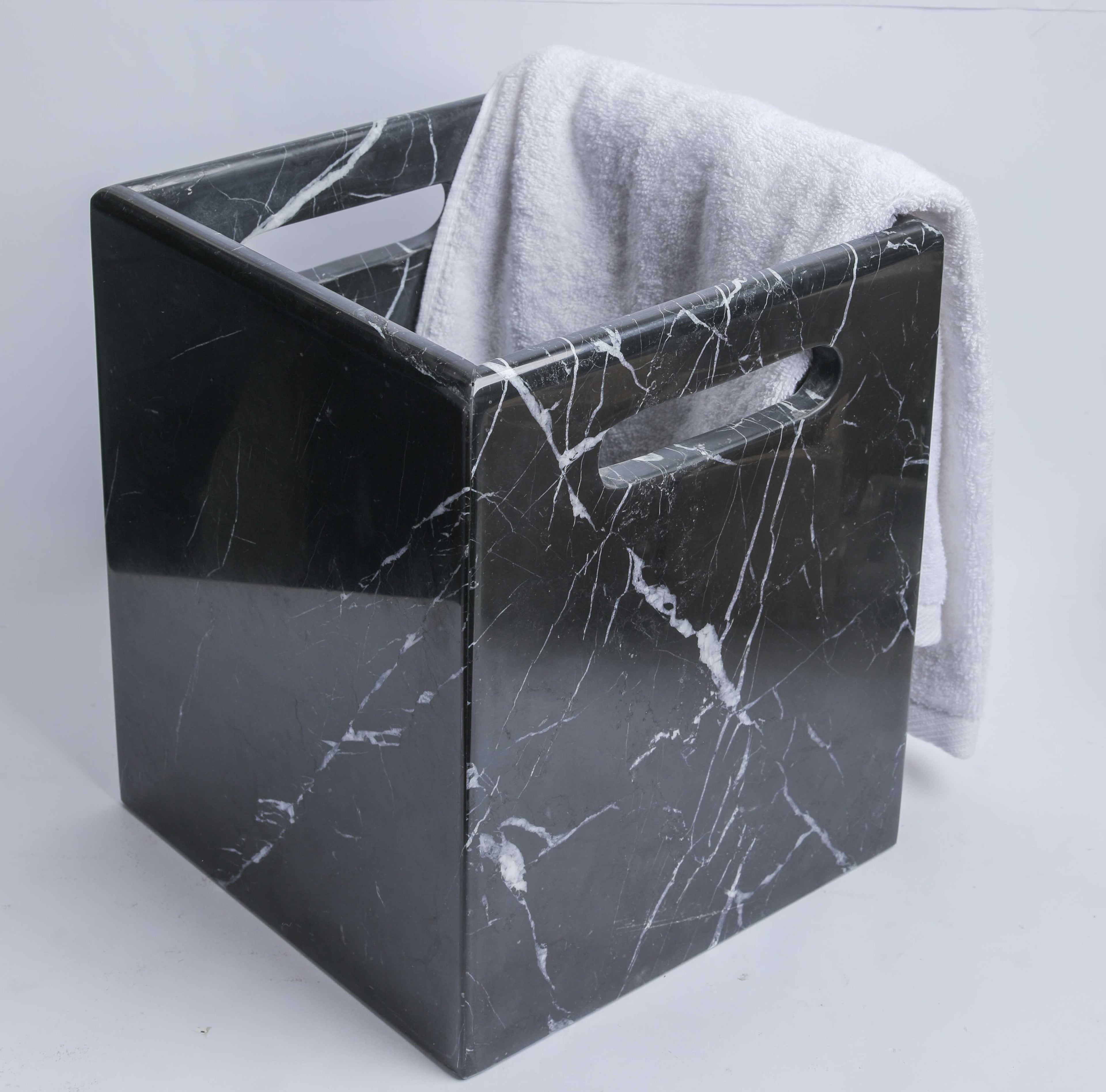 Laundry Marble towels basket
