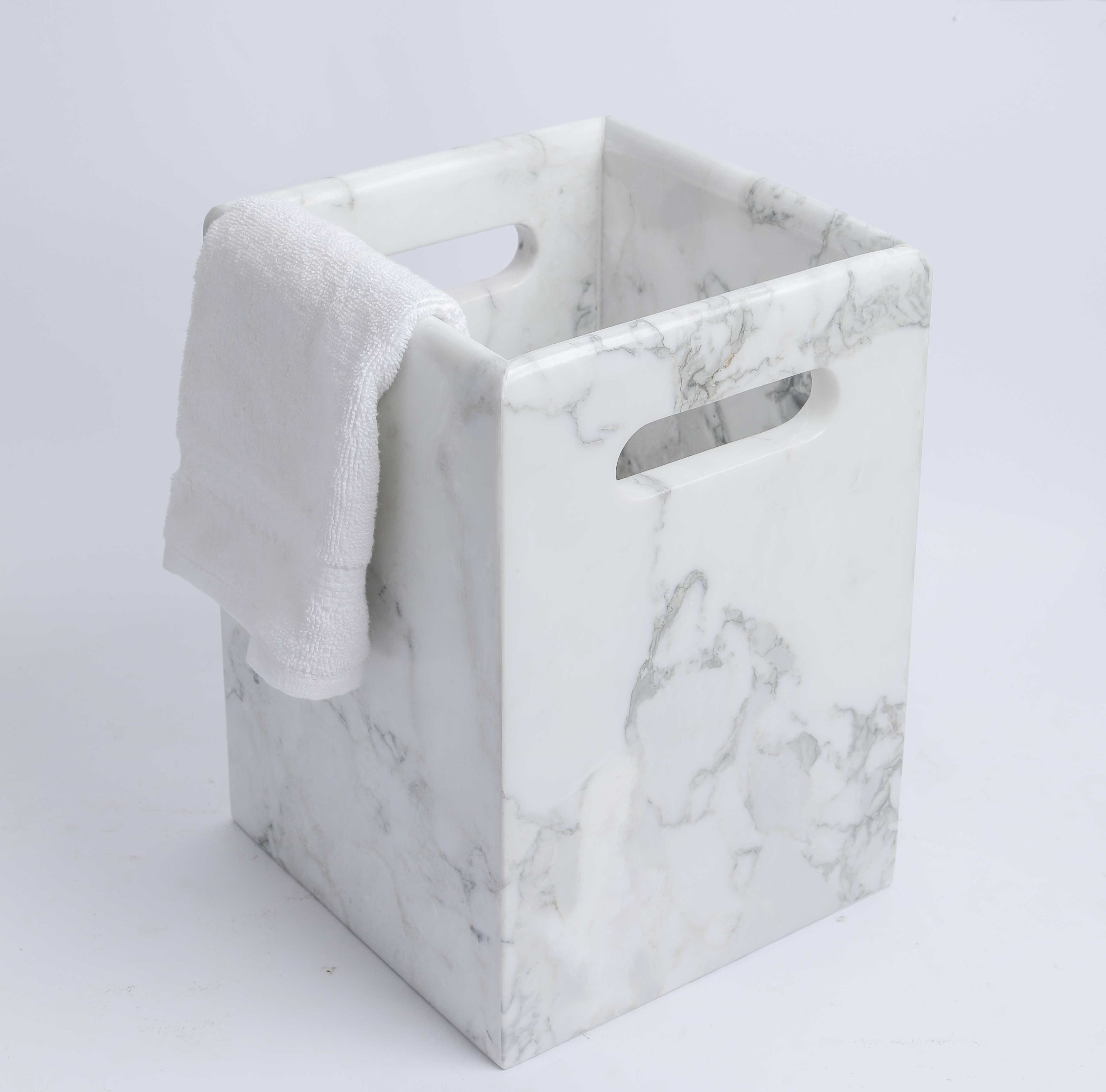 Laundry Marble towels basket