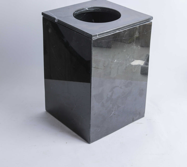 Marble Tissues basket with cover