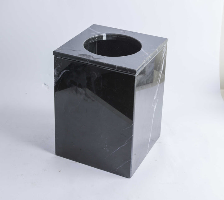 Marble Tissues basket with cover