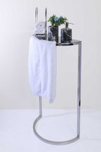 Stainless Stand with Marble Set