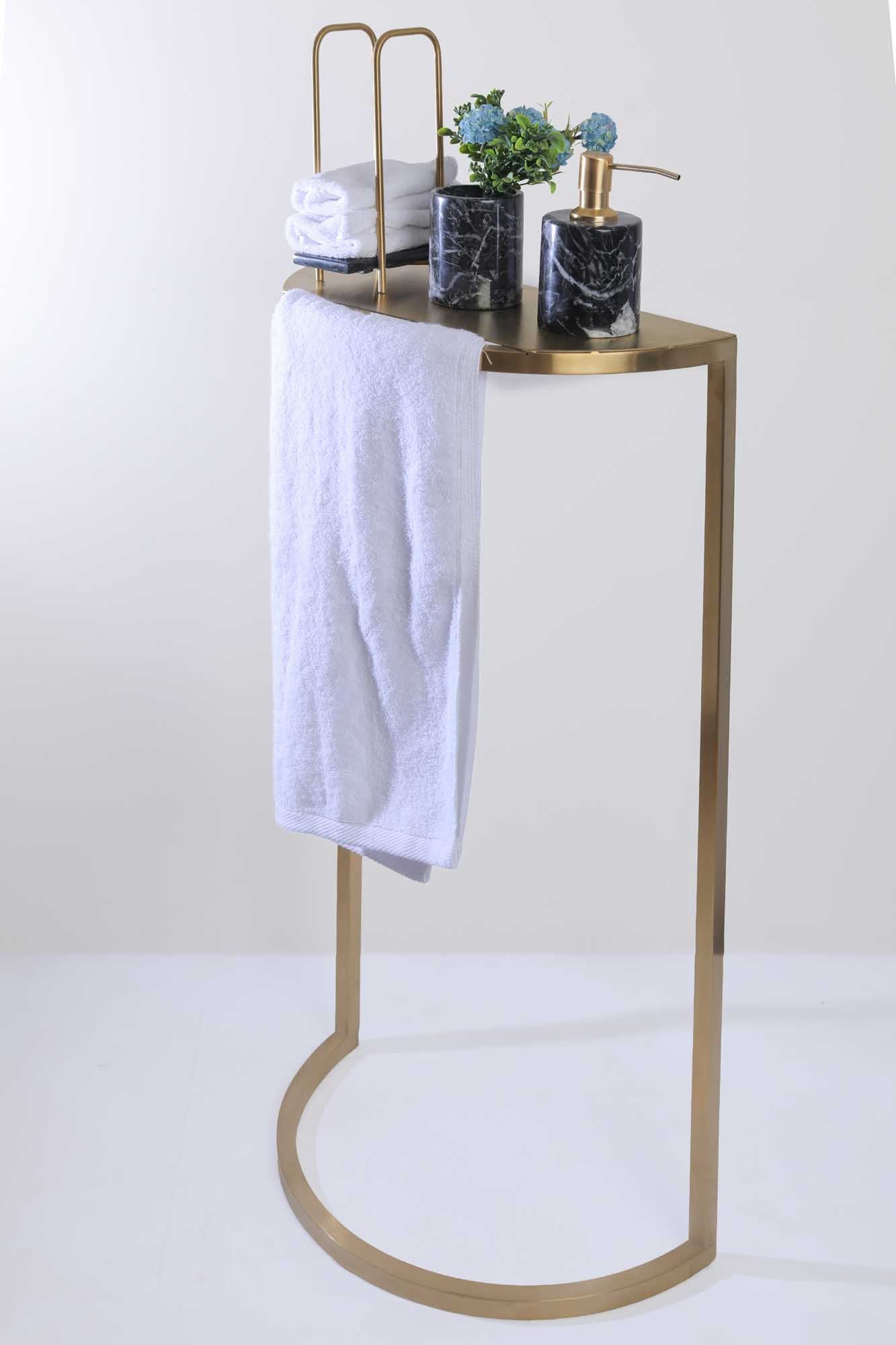 Stainless Stand with Marble Set