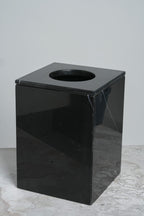 Marble Tissues basket with cover