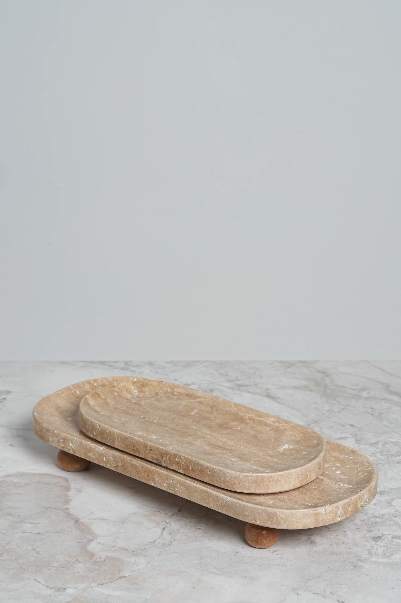 Travertine Service Tray