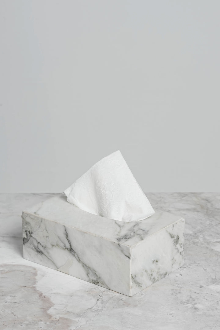 Marble Tissue Box