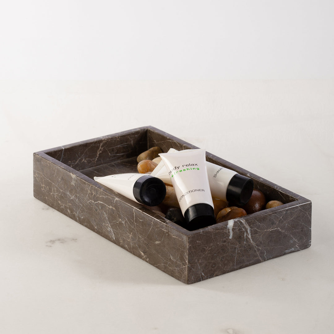 Multi Purpose Marble Bath Tray
